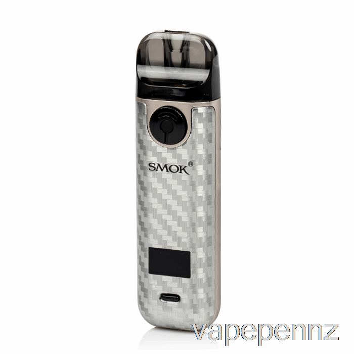 SMOK NOVO 4 25W Pod Kit Silver Carbon Fiber VAPE NZ